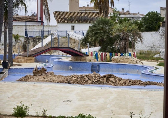 Estado actual de la piscina municipal de Aldaia