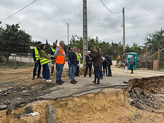 Visita del conseller de Agricultura a Godelleta.