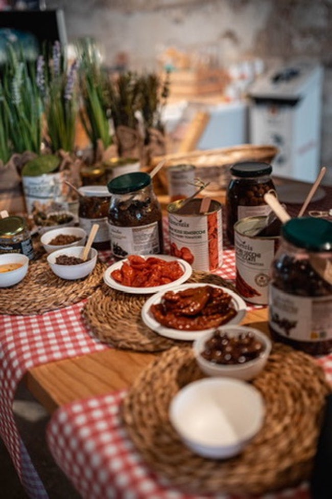 Gastronomía italiana.