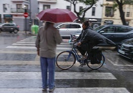 Lluvia en Valencia.