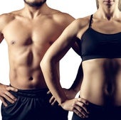Dos personas listas para hacer deporte.
