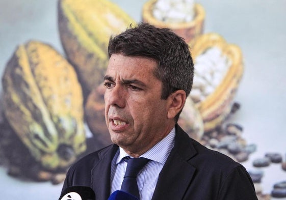 Carlos Mazón, durante un acto en Alicante.
