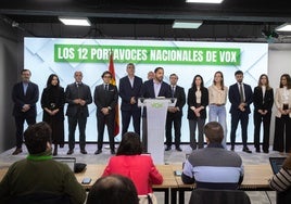 Presentación de portavoces de Vox.