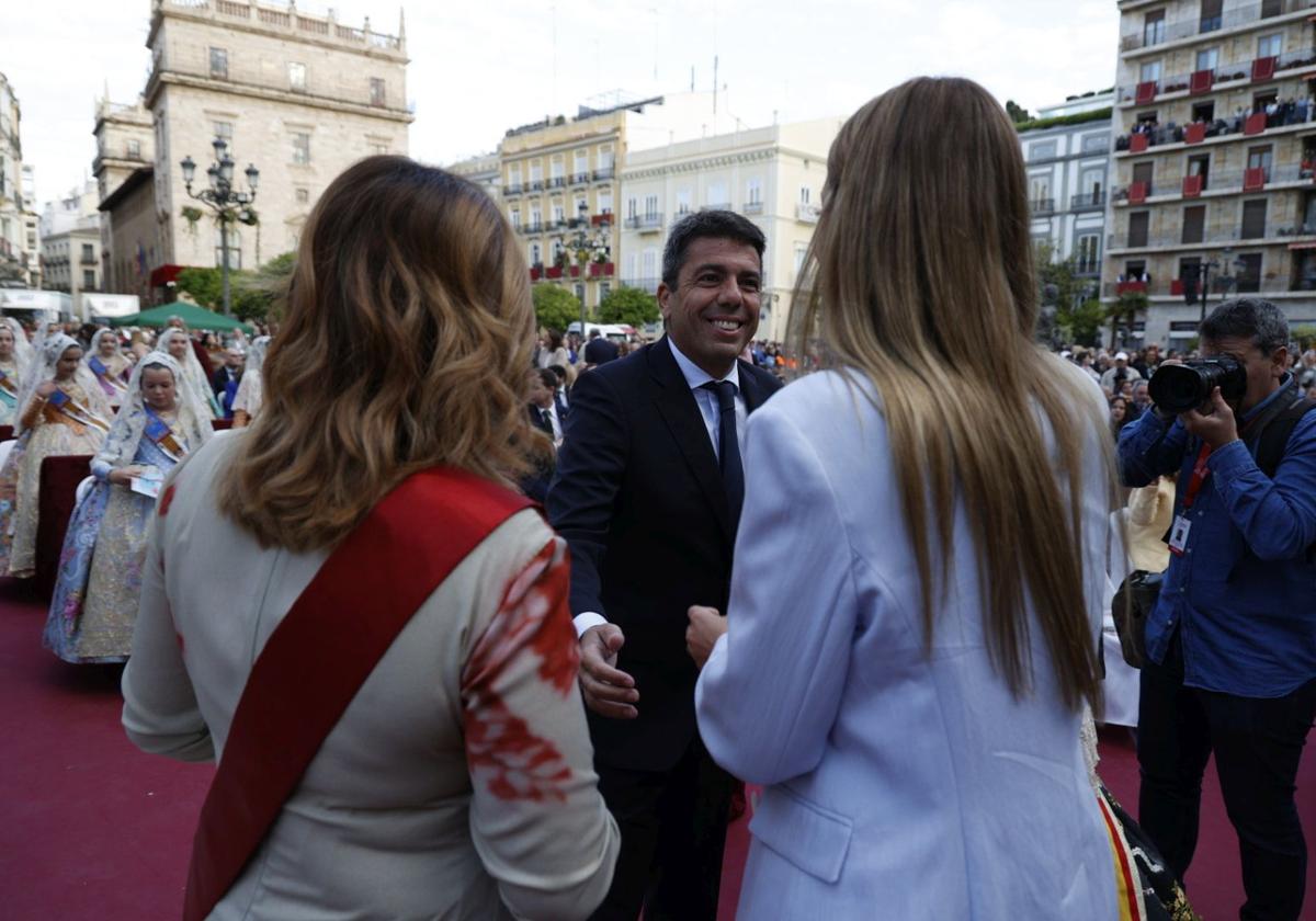 Mazón, en la Missa d'Infants.