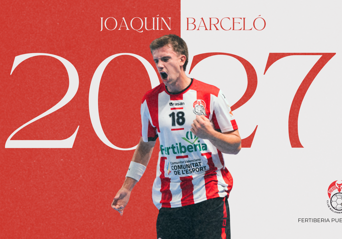 Joaquín Barceló renueva con el Fertiberia Puerto Sagunto hasta 2027