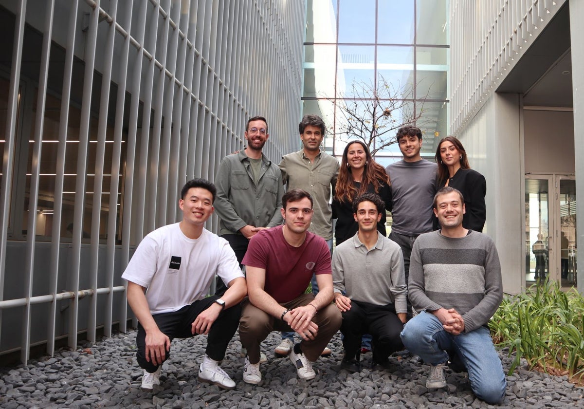 El equipo de la startup.