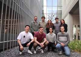El equipo de la startup.