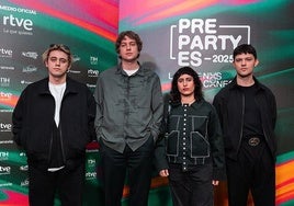 Katarsis en el Photocall de la Preparty 2025 en Madrid