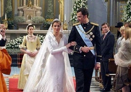 Boda Felipe VI y Letizia en la catedral de la Almudena.