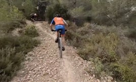 Imagen de archivo de la carretera BTT de la edición anterior.