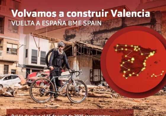 Decoplack Paiporta, punto de salida de la Vuelta a España BME Spain solidaria por la dana.