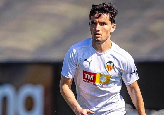 Hugo Guillamón, en un entrenamiento.