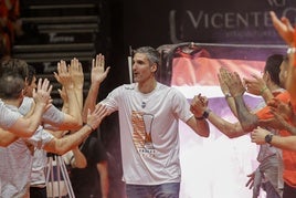 Rubén Burgos, en la Fonteta.