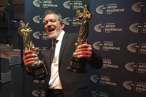 Antonio Banderas, con dos premios Talía.