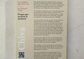 El panel que hay en el puente nuevo junto al barranco de Chiva, y que advertía de las riadas.