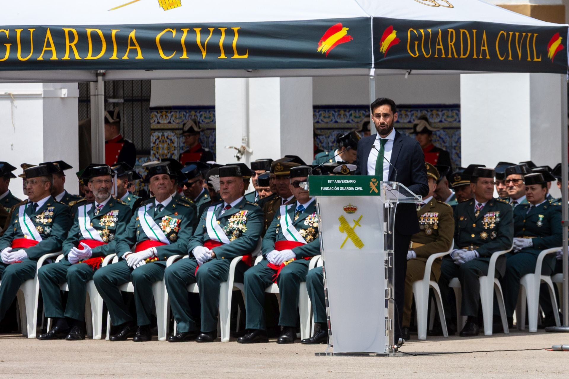FOTOS | La Guardia Civil celebra en Valencia su 181 aniversario con el trágico recuerdo de la dana
