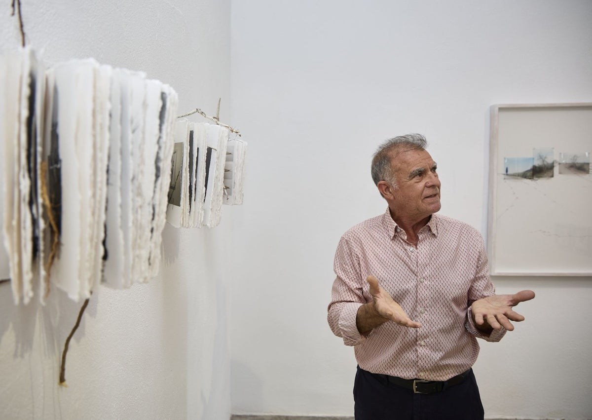 Imagen secundaria 1 - Ismael y Palmira, en su casa. Mariano Poyatos, en su galería de arte. El Molí Toni.