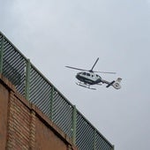 Helicóptero utilizado en la redada.