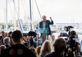 Paco Camps, el sábado en el Veles e Vents.