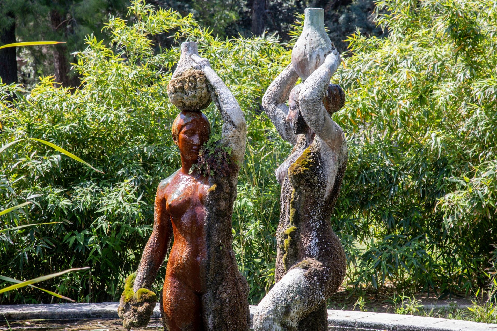 FOTOS | Dejadez y desperfectos en los jardines de Viveros de Valencia
