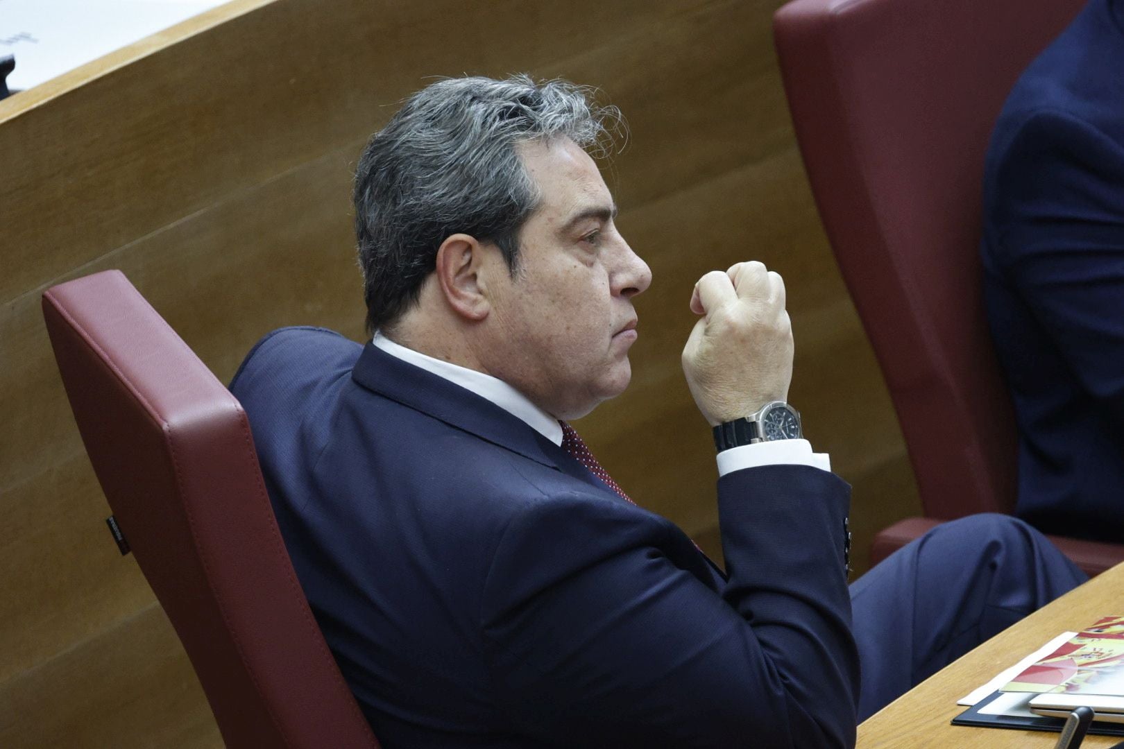 FOTOS | Sesión de control a Carlos Mazón en Les Corts este jueves
