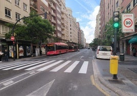 Avenida del Oeste de Valencia que se va a remodelar.