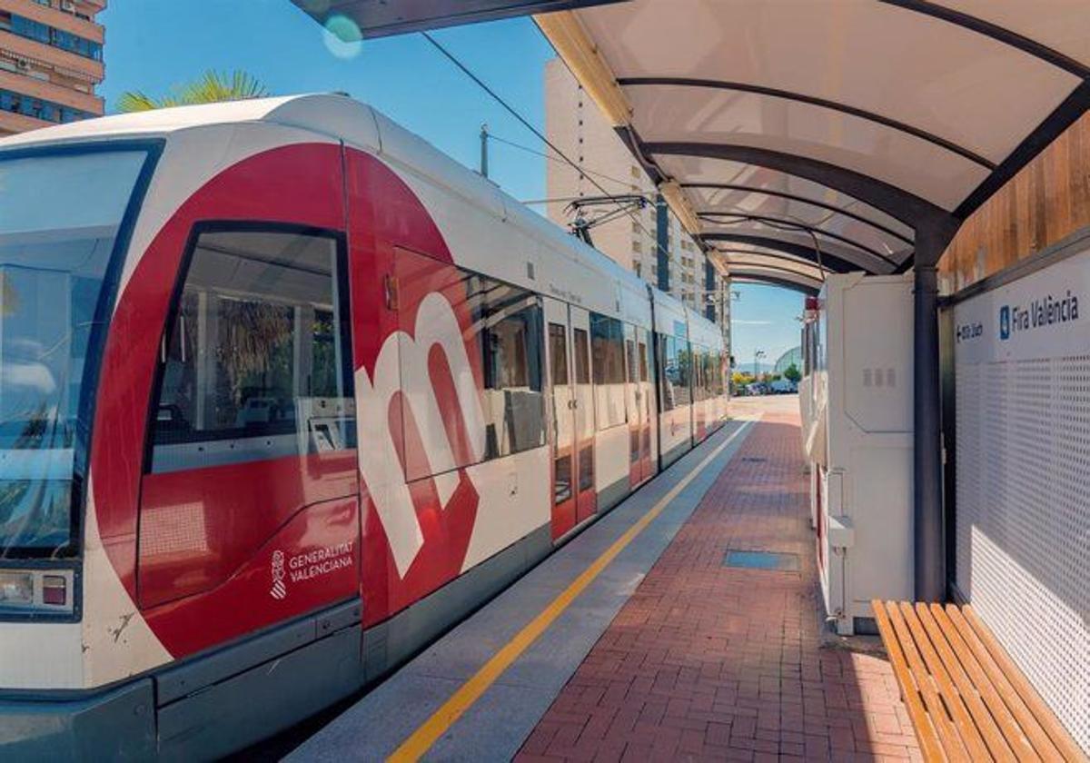Un tranvía de Metrovalencia en una imagen de archivo.