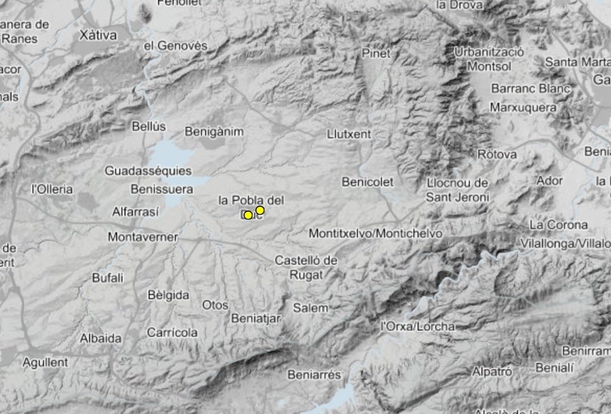 Se registran dos terremotos en cuatro horas en La Pobla del Duc