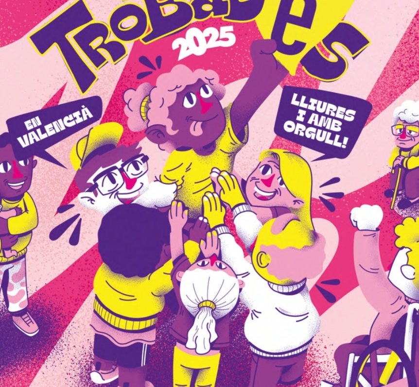 Cartel del encuentro de los centros educativos.