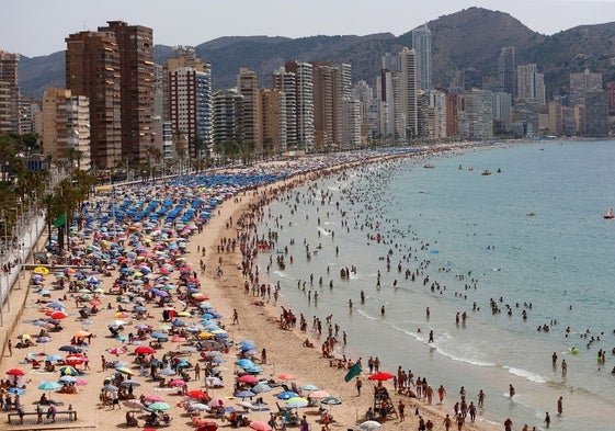 Benidorm en verano.