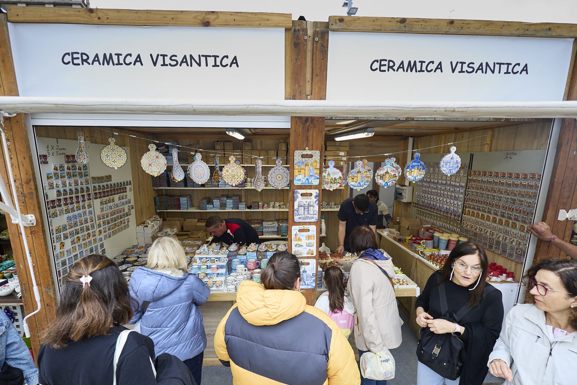 Mercado de la Escuraeta en la plaza de la Reina