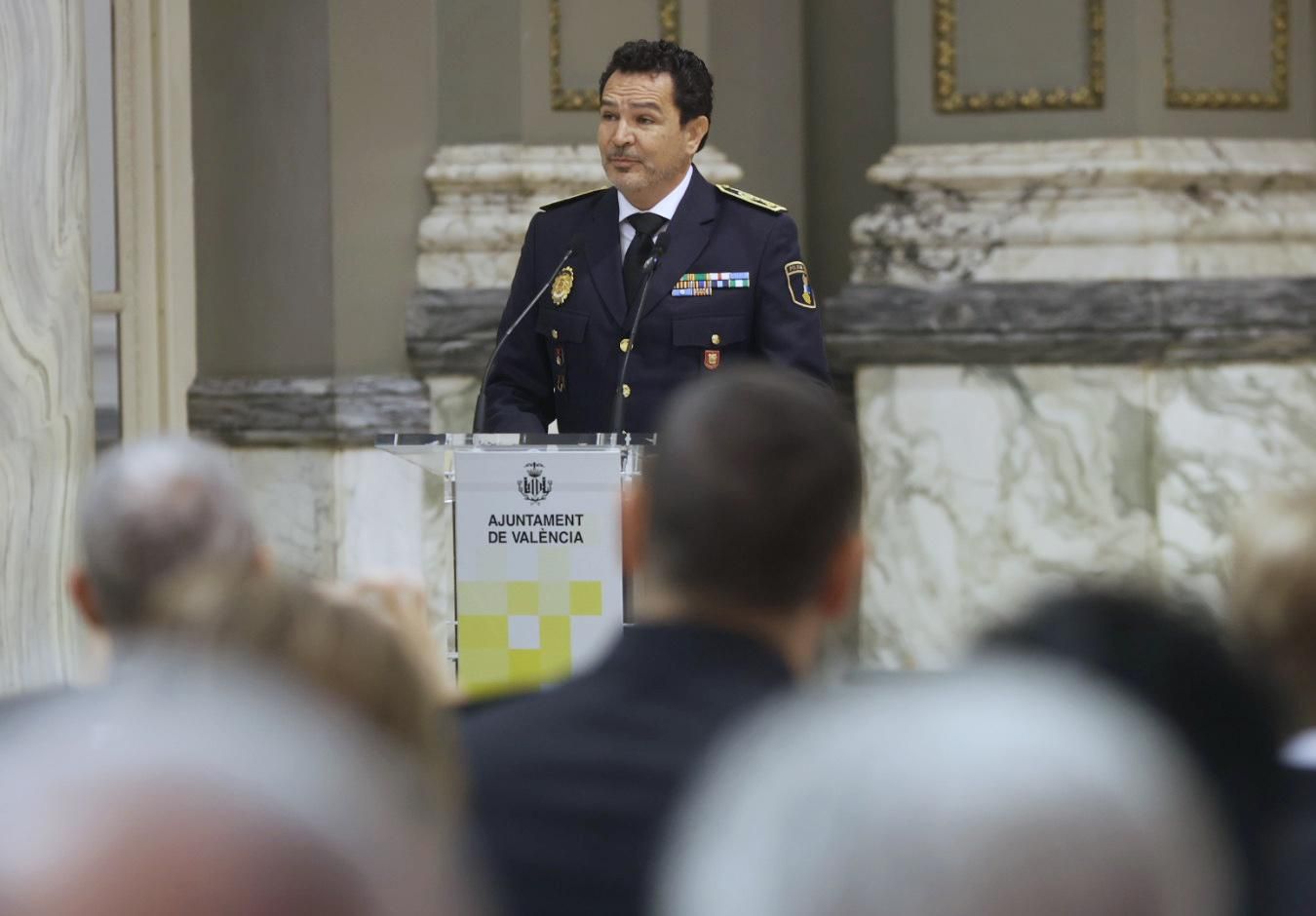 Toma de posesión de Ángel Albendín, nuevo jefe de la Policía Local de Valencia