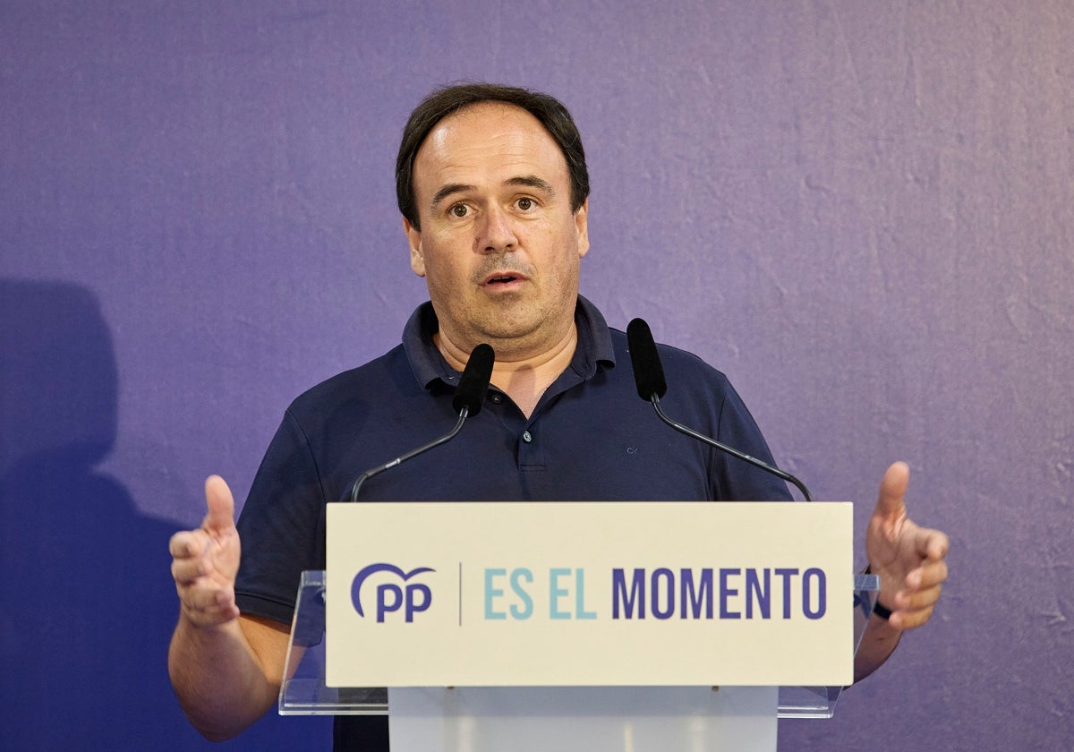 El secretario general del PP valenciano Juanfran Pérez Llorca.