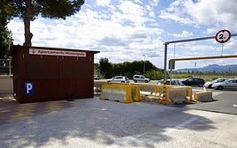 Uno de los aparcamientos públicos de Cullera.