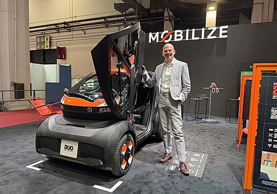 Filippo Rivanera junto al Mobilize Duo, ya a la venta en España.