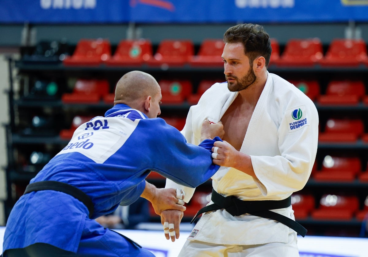 El español Nikoloz Sherazadishvili consiguió el «oro» en su retorno tras lesión.