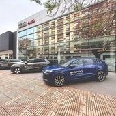 Varios de los modelos de gama e-tron en Audi Motor Pacífico en Alzira