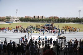 La clausaura de los Minijocs celebrados en Dénia durante el fin de semana.