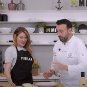 Receta sencilla de gambas de Dénia con caviar junto al famoso chef Rubén Fenollar