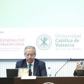 Vicente Garrido, presidente de la Fundación Manuel Broseta, junto a José Manuel Sánchez.