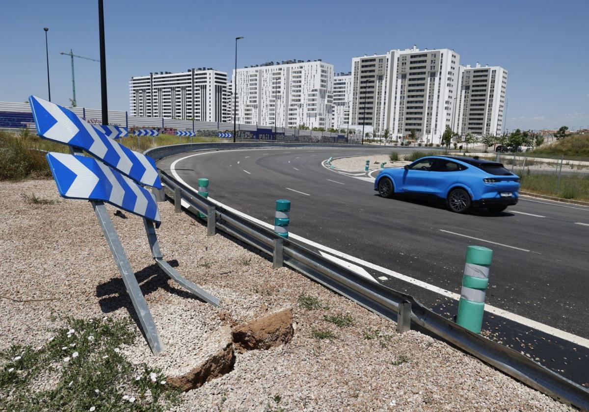 Así es la curva de turianova: cerrada y al lado de una salida a la v-30 | las provincias