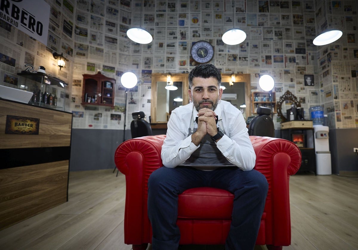 Diego Calvelo, gerente de El Barbero del Barrio.