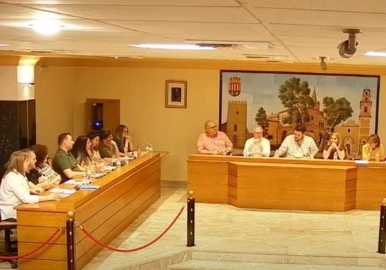 Sesión del pleno celebrado este martes en Albal.
