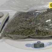 Parte de la marihuana requisada.