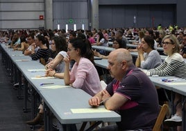 Aspirantes en las pruebas de una oposición para la Administración Pública, imagen de archivo.