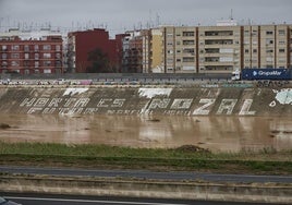 Tramo del nuevo cauce en una imagen del pasado marzo.