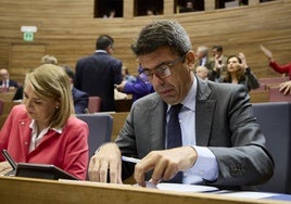 Mazón, junto a la vicepresidenta Camarero.