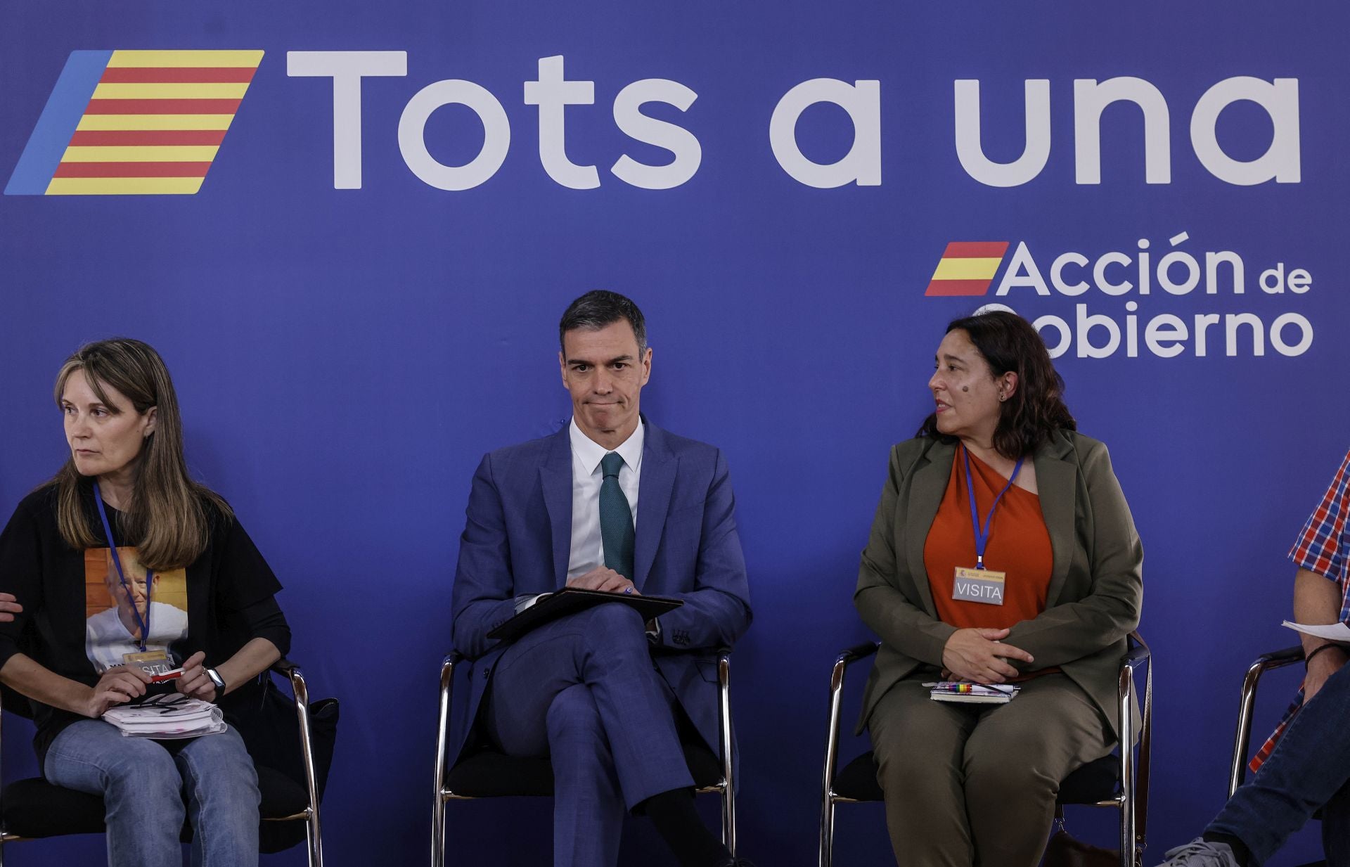 FOTOS | Sánchez se reúne con las víctimas de la dana en Valencia