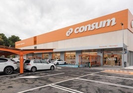 Un supermercado de la cadena Consum.
