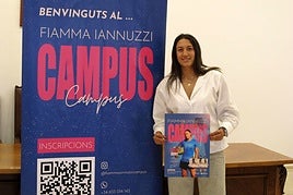 La jugadora dianense Fiamma Benítez Iannuzzi.